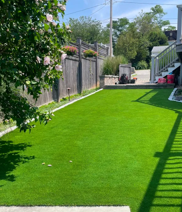 landscape install slider